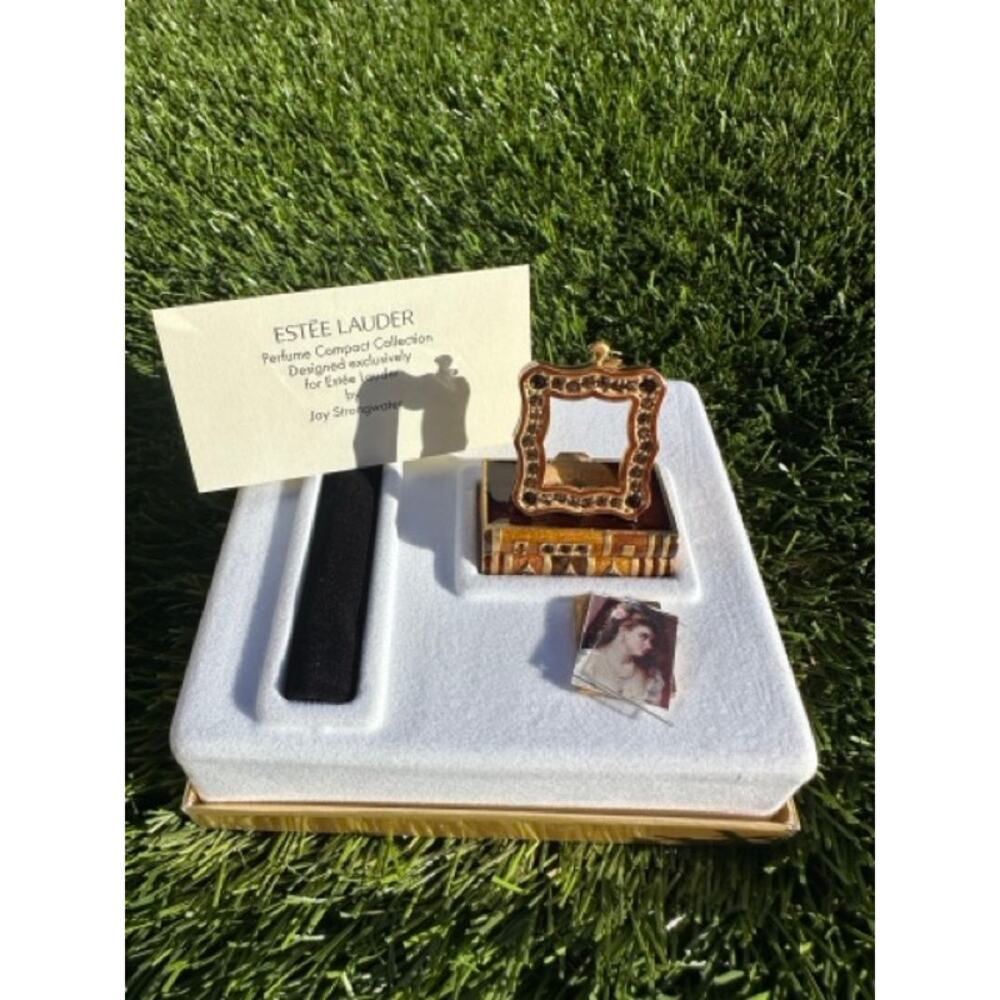 ESTEE LAUDER PERFUME COMPACT RARE 2002 ROMANTIC EDITION MIBB ~ BEAUTIFUL - Picture 10 of 16